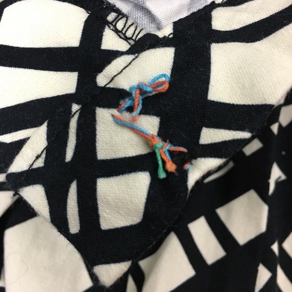 BANNED Retro Skirt Pleated Full Rockabilly 50s Abstract Mod Size 10 US 14 UK - Picture 9 of 11